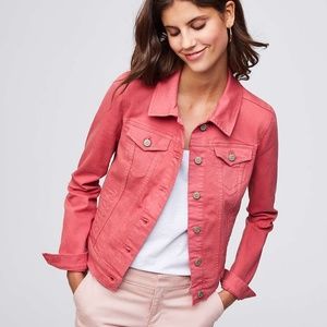 Pink Loft Denim Jean Jacket